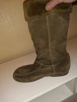 "Dockers" Wildlederstiefel khaki/braun Vintage Hessen - Taunusstein Vorschau