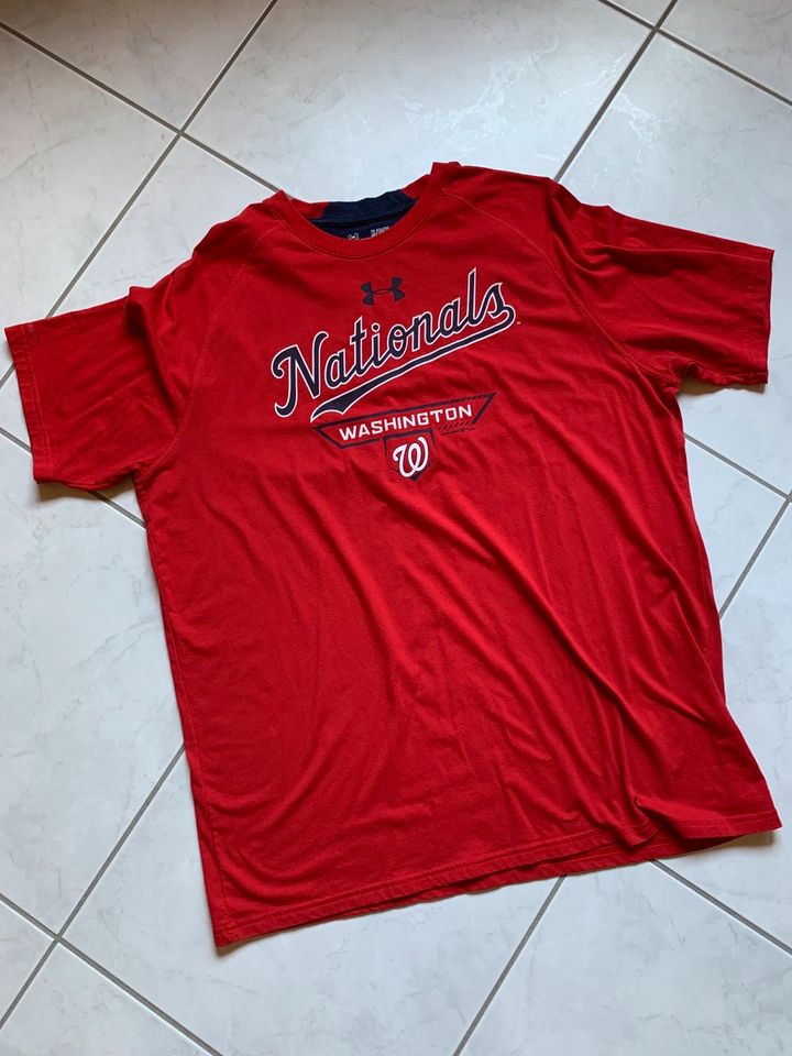 Under Armour Washington Nationals Baseball Herren T-Shirt Gr. XL in Blaubeuren