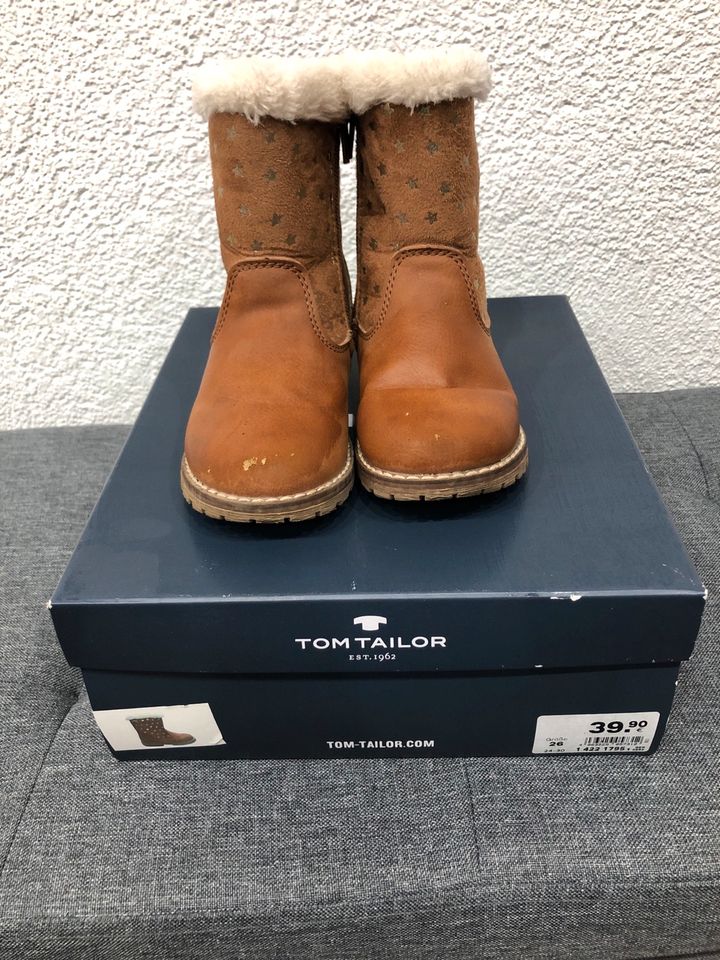 Tom Tailor Tex Stiefel braun Gr. 26 in Bopfingen