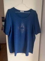 T-Shirt Gerry Weber Größe 46 blau Silber Glitzersteinchen Nordrhein-Westfalen - Reichshof Vorschau