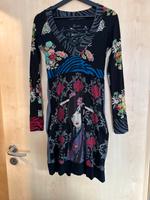 Desigual Kleid schwarz mit schönem Print, Gr.S Thüringen - Jena Vorschau