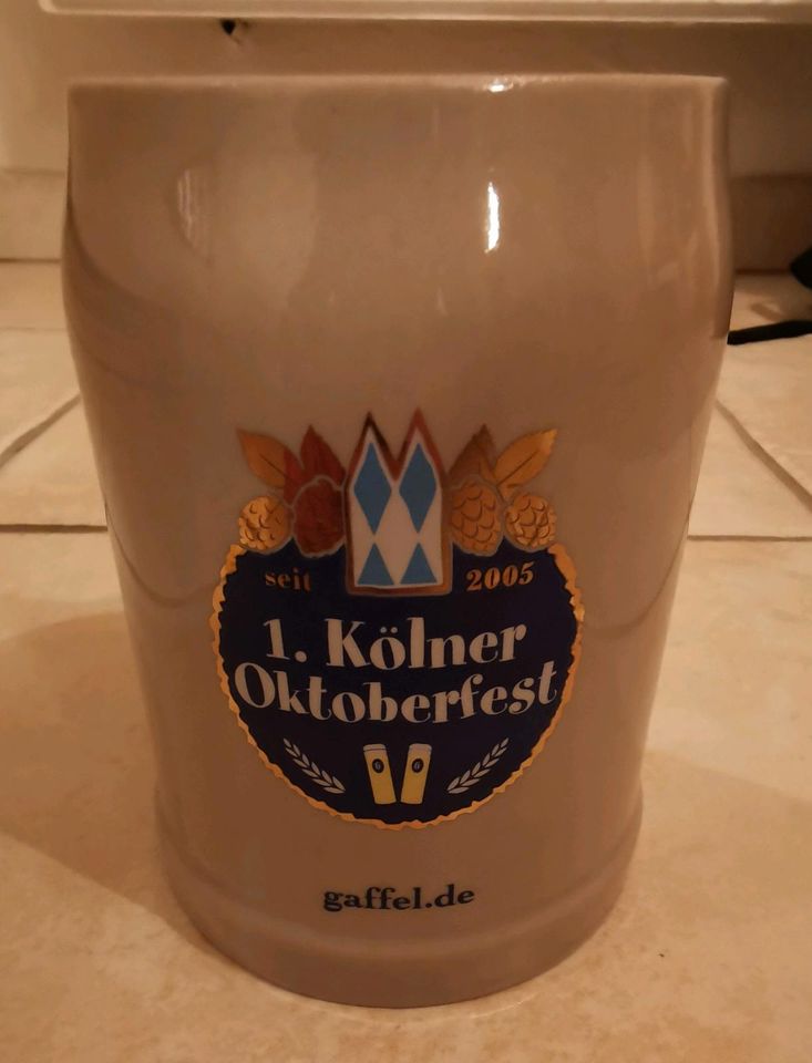 Neuer Bierkrug von Gaffel Kölsch  0,5 Ltr. in Wetter (Ruhr)