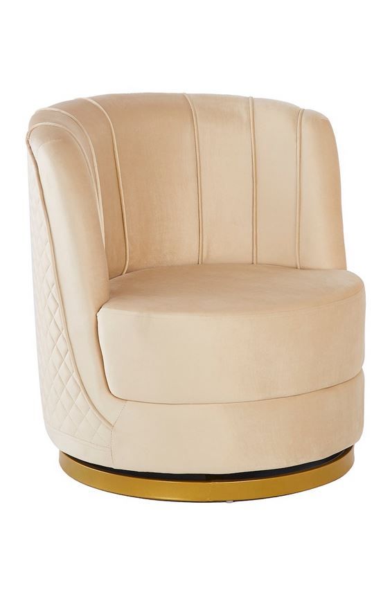 ANGEBOT! Drehsessel, Beige/Gold, Relaxsessel, Samt statt 796€ in Bremen