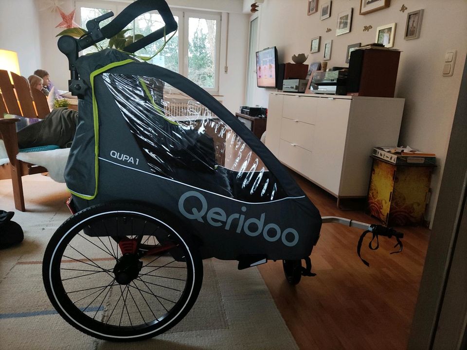 Fahrrad Anhänger Kinder Qeridoo Qupa 1 zur Miete in Bergisch Gladbach