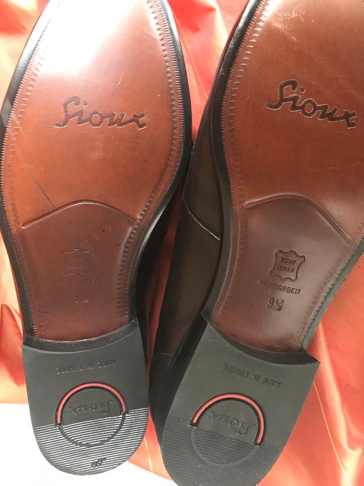 Sioux Herren Halbschuh Slipper Business HANDMADE  Gr. 9.5 Neu in Stahnsdorf