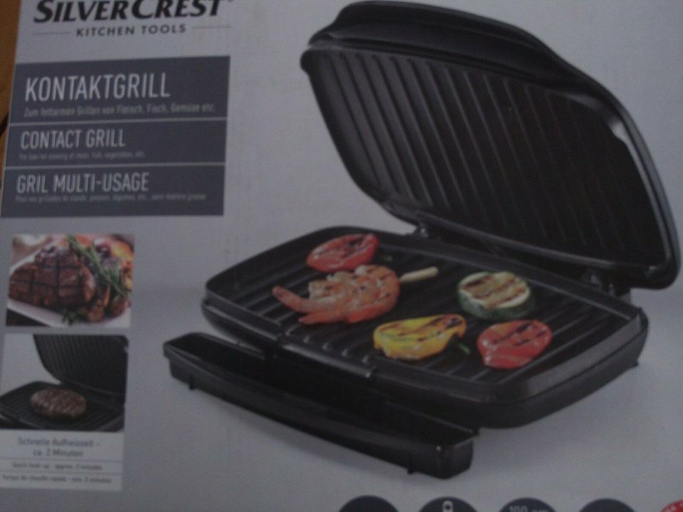 SILVERCREST® Kontaktgrill SKG 1000 B2 schwarz o. weiß Paninigrill in  Sachsen - Bad Gottleuba-Berggießhübel | eBay Kleinanzeigen ist jetzt  Kleinanzeigen