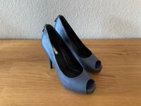 GUESS Glattleder Peeptoes „Blau“ Gr. 39 Wandsbek - Hamburg Tonndorf Vorschau