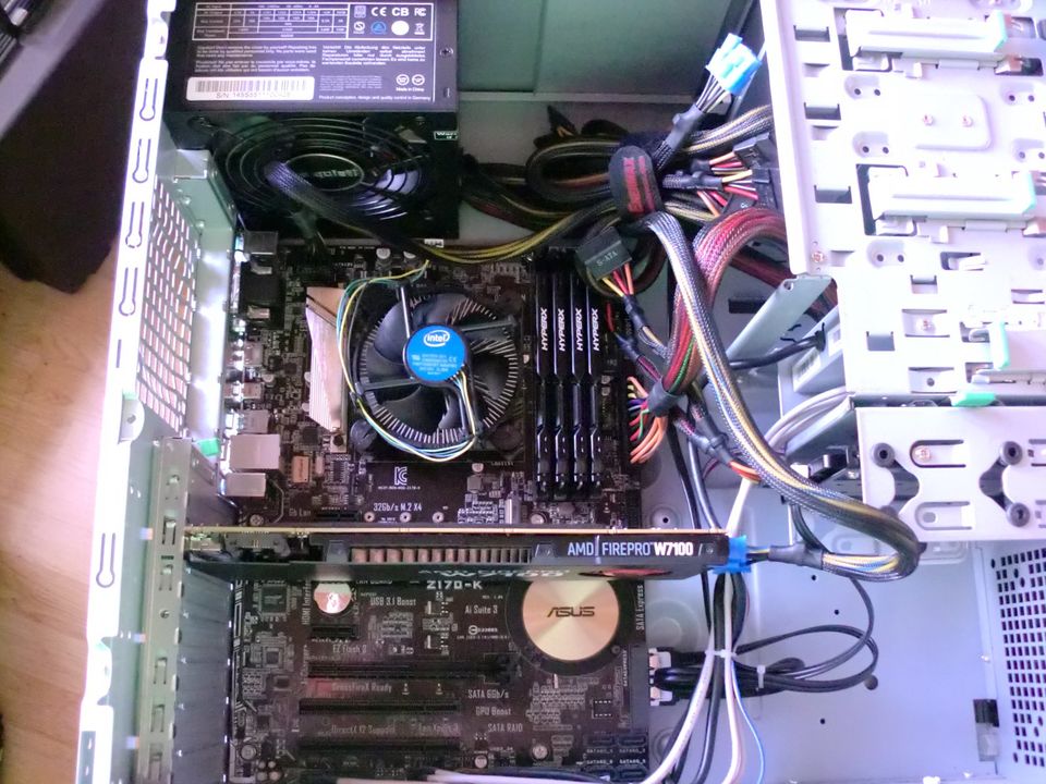 Desktop PC i7 6700 3,4Ghz,32GB Ram,Firepro W7100,250GB SSD in Korschenbroich