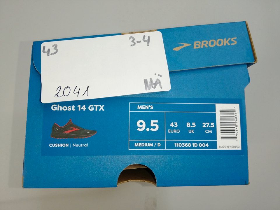 Brooks Ghost 14 Herren Laufschuhe Schuhe Sneaker Gr. 43 in Mühlacker