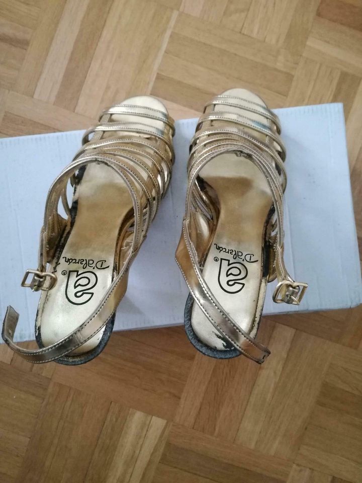 Damen Schuhe gold Größe 36 in Wermelskirchen