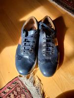 Rieker Halbschuh blau braun 44 Bayern - Schwabach Vorschau