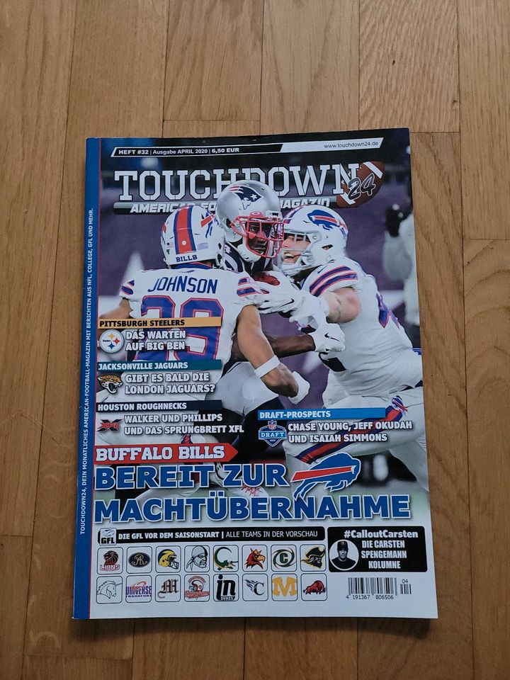 Zeitschrift Touchdown24 #32 Buffalo Bills NFL NCAA GFL Football in München