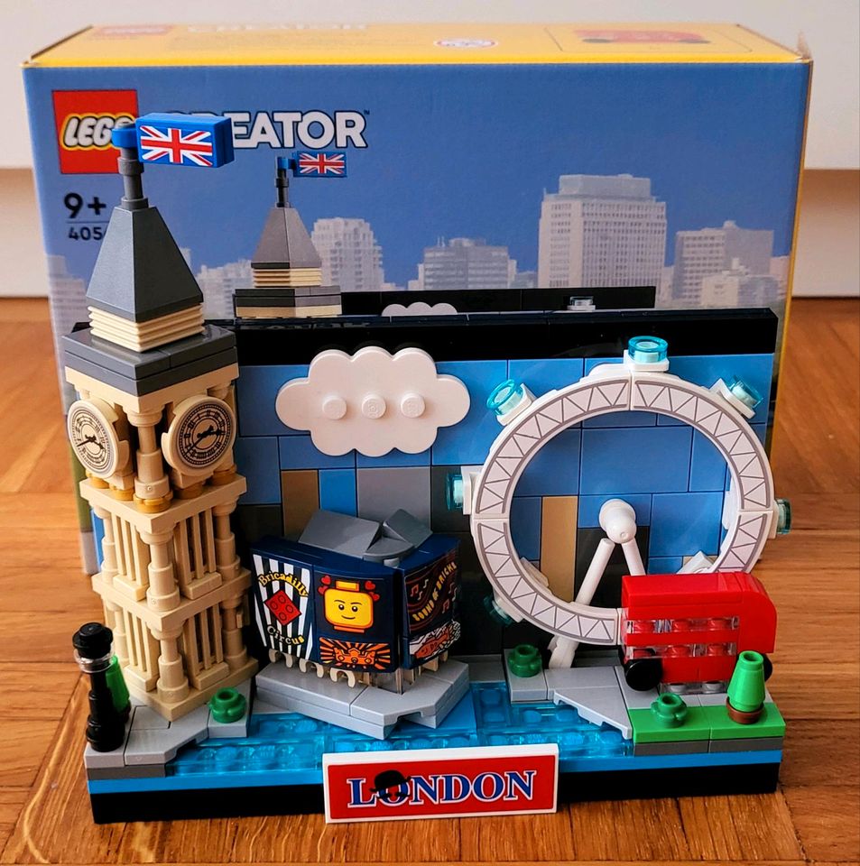 Lego 40519 + 40569 Postkarte New York London Bus Freiheitsstatue in Handorf