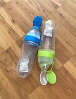 NEU | Babyfütterungsflasche | Quetschie Silikonflasche mit Löffel Schleswig-Holstein - Kiel Vorschau