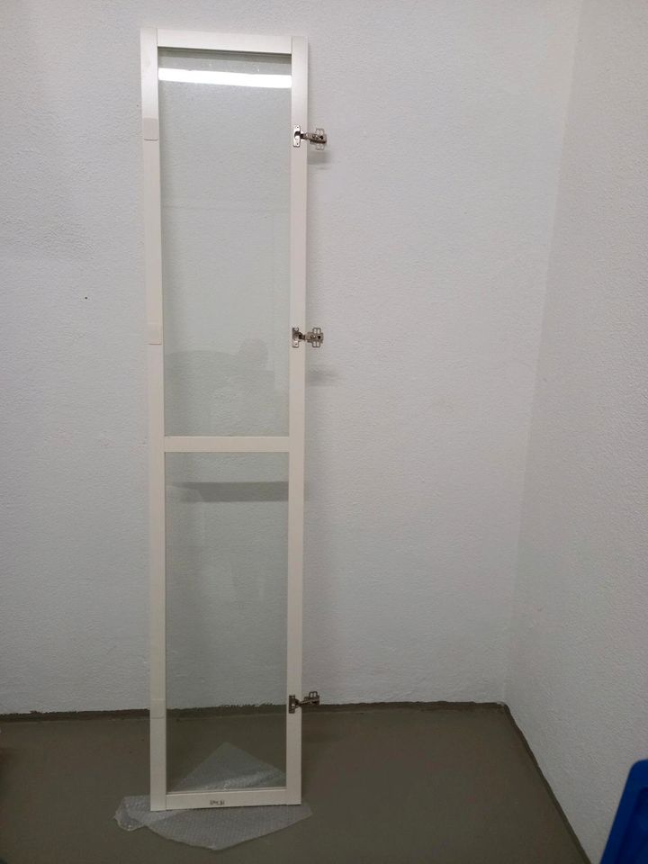 IKEA Billy Oxberg Vitrinentür Glas weiss 192 x 40 cm ikl.Scharnie in Freiburg im Breisgau