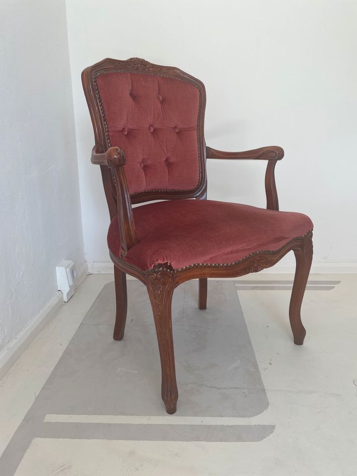 Vintage Sessel rot/rosa in Berlin