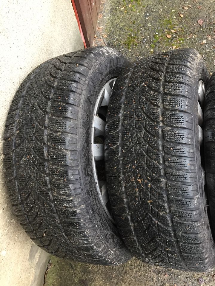 Winterrädern VW,Audi 205/55R16 91H gebraucht in Marienberg