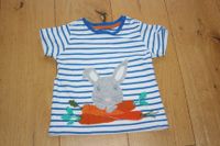 BABY BODEN mini T-Shirt Sommer kurzarm Hase blau Gr. 98 Bayern - Lamerdingen Vorschau