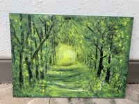 Acrylbild "Allee" handgemalt, Größe 70 x 50 cm Baden-Württemberg - Schlierbach Vorschau