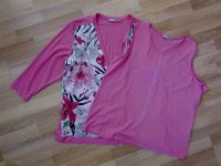 Damen Jacke + Top Rabe pink mit Blumen Gr. 46 XXL 44 XL Nordrhein-Westfalen - Recke Vorschau