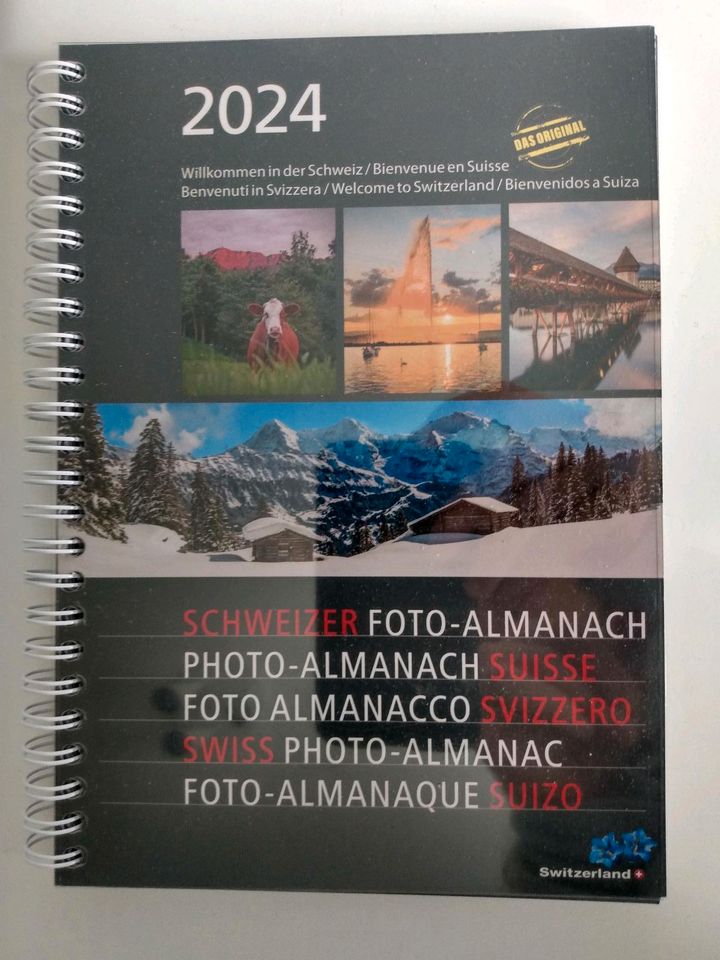 Schweizer Foto Kalender Ringbuch 2024 in Jena