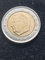 Fehlprägung 2 Euro Münze Belgien König Albert II Jahr 2000 Nordrhein-Westfalen - Korschenbroich Vorschau