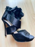 ❤️ Buffalo High Heels Pumps Gr.39 Schwarz Satin BLUME Neuw ❤️ Bayern - Wörth an der Isar Vorschau