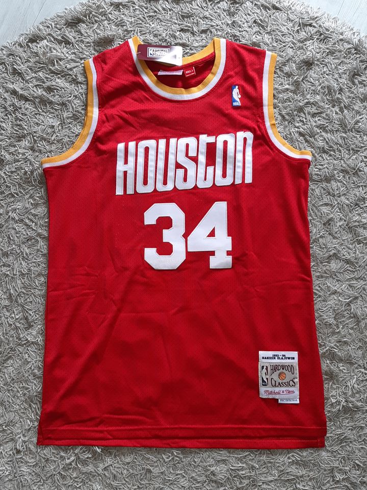 Hakeem Olajuwon Houston Rockets Trikot Rot in Köln