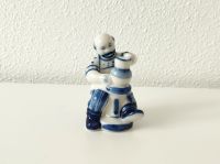 Gzhel Porzellan Figur handbemalt Kobalt Blau Weiß Porzellan USSR Baden-Württemberg - Bühl Vorschau