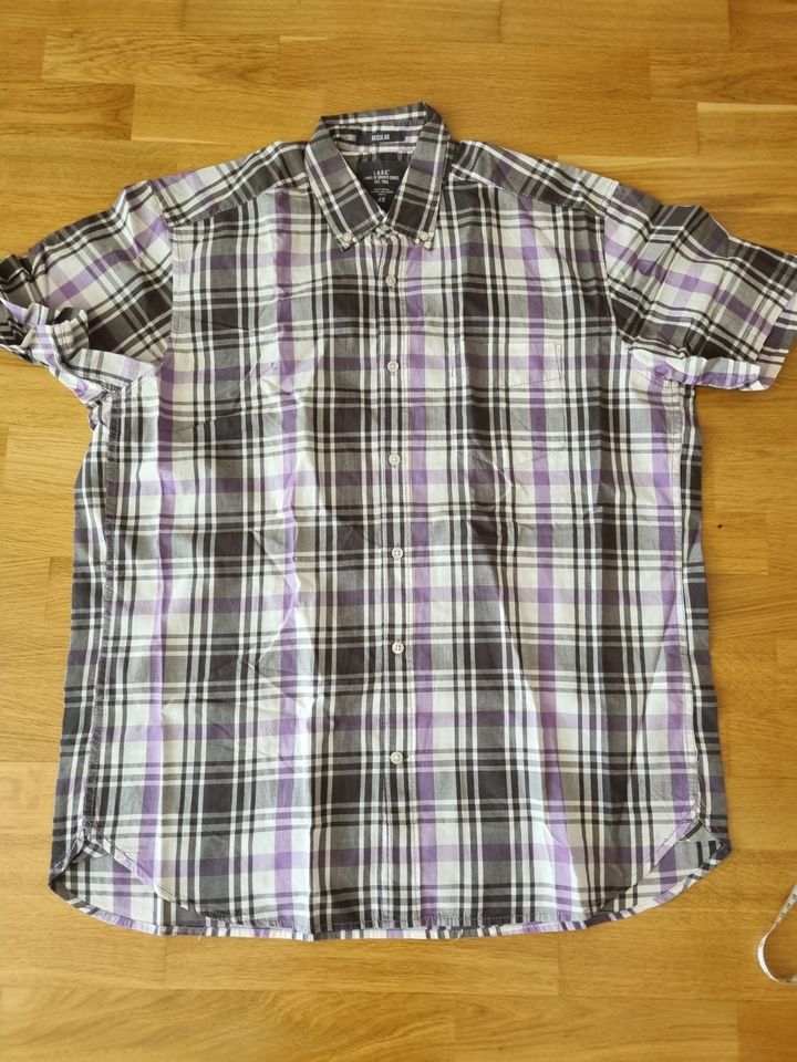 H&M XL Hemd Herren Herrenhemd Kurzarmhemd Freizeithemd Shirt Herr in Frankfurt am Main