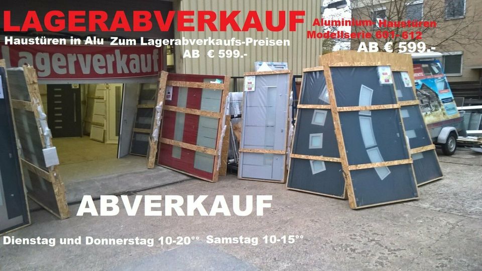 HAUSTÜREN=ALU=NEU=ABVERKAUF=SAMSTAG  25.MAI=in vielen HOLZDEKORS=Modell H09-H21=Größter FABRIK-LAGERVERKAUF in Baden Württemberg OBERSULM=nur diese WOCHE=REDUZIERT=bis 80% ab 629.- in Obersulm