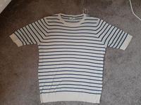 T-Shirt Top Vintage weiß blau L Hessen - Waldems Vorschau