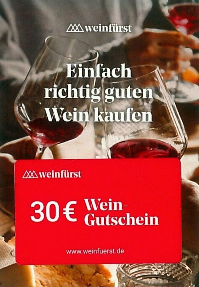 ⚠️ GUTSCHEIN 40 30 € online Wein weinfuerst weinfürst de ツ in Daiting