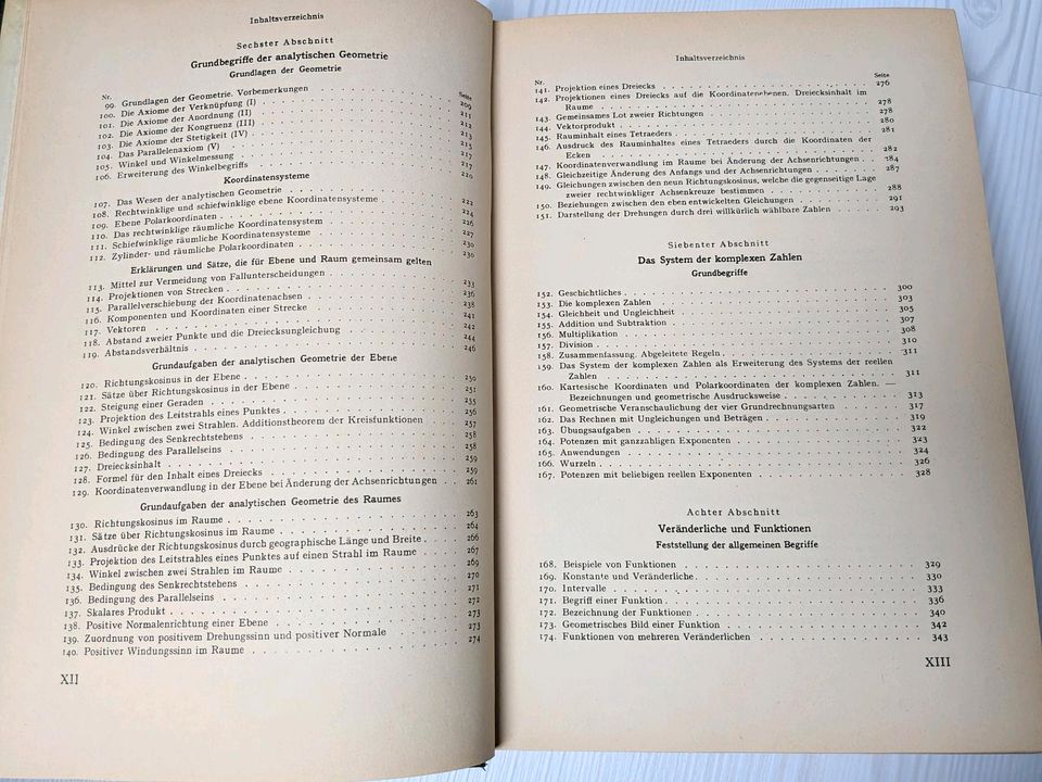 Alte Mathematik bücher ideal für Gymnasium & Studium Band 1-3 in Schmelz