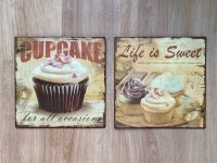 Metallschild, Wandbild, Cupcake, Muffin 30 x 30 cm Hessen - Hochheim am Main Vorschau