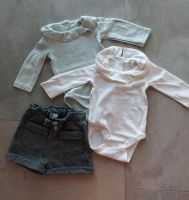 Baby Shorts (vertbaudet) + 2 Langarmbodys (C&A) Größe 62 Hansestadt Demmin - Demmin Vorschau