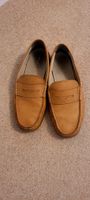 Herren Jungen Moccasin Schuhe braun Leder slip ons Gr 8 / 41 Nordrhein-Westfalen - Siegen Vorschau