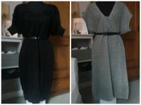 Sisley Strickkleid 2x schwarz grau top Nordrhein-Westfalen - Ratingen Vorschau