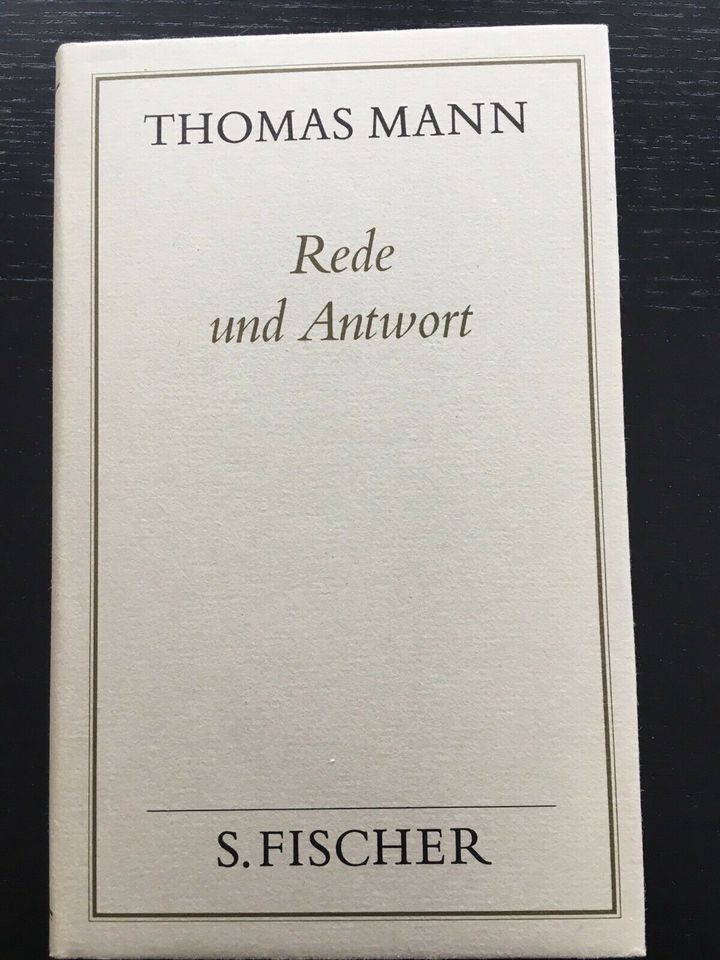 Thomas Mann Rede und Antwort in Erkrath