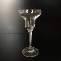 FORMSCHÖNER KERZENHALTER in Kelchform, Glas, Höhe 17 cm Stuttgart - Botnang Vorschau