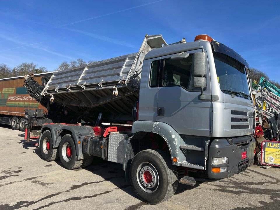 MAN Steyr 26S360 Stahl Kipper 6x4 Klima in Lindau