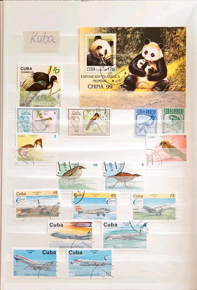 Briefmarkensammlung Asien, Afrika, Amerika, Ozeanien in Landshut