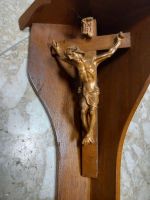 Herrgottswinkel Eckkreuz Jesus Kreuz aus Holz 56cm hoch Bayern - Ebern Vorschau