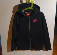 Nike Sweatjacke Hoodie schwarz Gr 128/134 S Kapuzenjacke Baden-Württemberg - Gundelfingen Vorschau