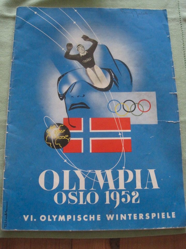 Olympia Oslo 1952 Zeitschrift in Isernhagen