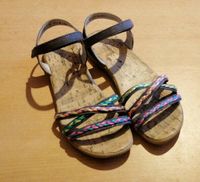 Schuhe • Sandalen • Gr.36 • Blau/Bunt • wie NEU Hessen - Brachttal Vorschau