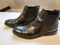 Schwarze Chelsea Boots Nieten *5th Avenue*Leder*Gr. 39* Niedersachsen - Weener Vorschau