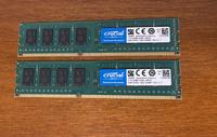 8 GB DDR3(2x 4GB Riegel) Crucial DDR3L-1600 UDIMM 1.35V CL11 Baden-Württemberg - Gundelfingen Vorschau