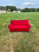 Altes Sofa, Antikes Sofa, Sofa mit Federkern, Couch, Rotes Sofa Sachsen - Strahwalde Vorschau