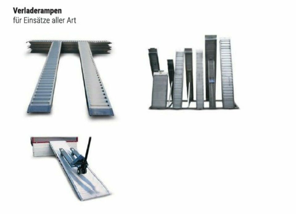 Auffahrrampen Auffahrschienen Alurampe Verladeschiene 2,5m 2800kg in Mühlhausen im Täle